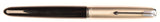 Parker 51 Classic in black, Steel cap - Medium - Boxed