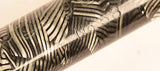 Conway Stewart 58 Duro in silver grey candystripe, Gold trim - Stub nib