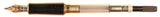 Parker Sonnet Sterling Silver Cisele design, gold trim - Medium 18ct gold nib