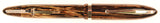 Sheaffer Lifetime Balance Oversize in golden brown striated radite, Gold trim - Extra Fine nib