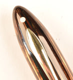 Sheaffer Lifetime Balance Oversize in golden brown striated radite, Gold trim - Extra Fine nib