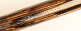 Sheaffer Lifetime Balance Oversize in golden brown striated radite, Gold trim - Extra Fine nib