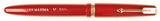 Parker Duofold Maxima in burgundy, Gold trim - Medium nib - Chalk marks