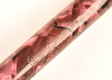 Conway Stewart 84 Lever Filler in black veined lilac pearl marble - Medium nib
