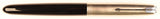 Parker 51 Classic in black, Steel cap - Extra Fine nib