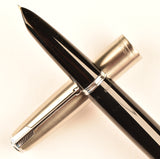 Parker 51 Classic in black, Steel cap - Extra Fine nib