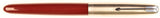 Parker 51 Classic in light burgundy, Steel cap - Fine nib