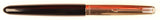 Parker 51 Custom in black, gold cap - Medium nib