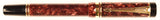 Parker Duofold International in burgundy marble - Medium nib