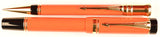 Parker Duofold Centennial in red with matching pencil, Gold trim - Fine nib - Boxed