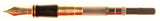 Parker Duofold Centennial in red with matching pencil, Gold trim - Fine nib - Boxed
