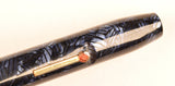 Conway Stewart 27 Lever Filler in blue candystripe - Medium nib