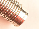 Parker 75 ballpoint in sterling silver Cisele design, Gold trim - USA