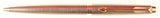 Parker 75 ballpoint in sterling silver Cisele design, Gold trim - USA