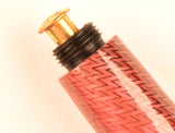 Parker Duofold Special  in rose and black herringbone, c1945 - Medium nib - Boxed