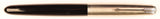 Parker 51 Classic in black, Steel cap - Fine nib