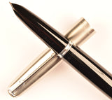 Parker 51 Classic in black, Steel cap - Fine nib