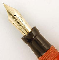 Parker Duofold Senior in red hard rubber