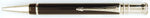 Parker Duofold ballpen in black with platinum trim, 2002