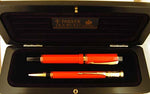 Parker Duofold Centennial Pen and Ballpen Set in Orange, Boxed - Medium nib