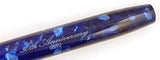 Conway Stewart 58 in blue marble - Medium 18k gold nib