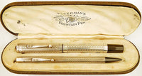 Waterman 452 Pen & Pencil Set in Sterling Silver
