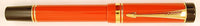 Parker Duofold Centennial Duofold in red/orange - Medium nib