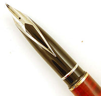 Sheaffer Targa in red ronce - Medium nib