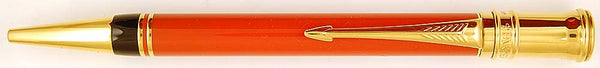 Parker Duofold Ballpoint, English in orange/red, c1990