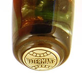 Waterman Patrician in moss agate, c1932 - Fine nib