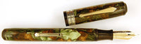 Waterman Patrician in moss agate, c1932 - Fine nib