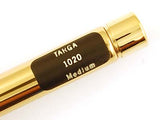 Sheaffer Imperial Brass Targa pen and ballpen with cases - Medium nib