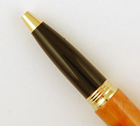 Sheaffer Crest Rollerball and ballpen set in cadmium yellow