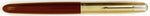 Parker 51 Classic in dark burgundy, Steel cap - Medium stub nib