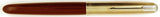 Parker 51 Classic in dark burgundy, Steel cap - Medium stub nib