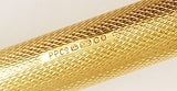 Parker 61 Presidential ballpen in 9k gold barley design