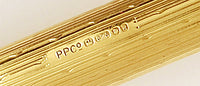 Parker 61 Presidential ballpoint in 9k gold waterdrop design