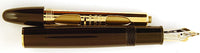 Montblanc Traveller Fountain Pen with leather travel case