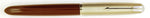 Parker 51 Classic in burgundy, Steel cap - Medium Italic nib