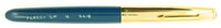 Parker 51 Custom in teal blue, Gold cap - Medium nib