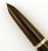 Parker 51 Custom in black, Gold cap - Stub nib
