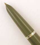 Parker 51 Classic in grey, Steel cap - Broad nib