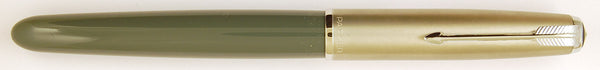 Parker 51 Classic in grey, Steel cap - Broad nib