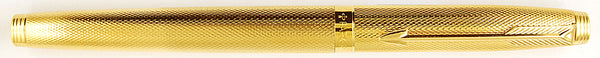 Parker 75 in gold plated grain d'orges - Medium Italic nib