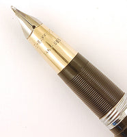 Sheaffer Snorkel in black and gold - Medium nib