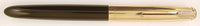 Parker 51 Custom in black, Gold cap - Broadish medium nib