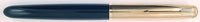 Parker 51 Custom in Midnight Blue, Gold cap - Fine nib