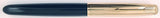 Parker 51 Custom in Midnight Blue, Gold cap - Fine nib