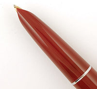 Parker 51 Classic Mk2 in burgundy with Steel cap - Broad nib