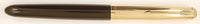 Parker 51 Custom in black, Gold cap - Medium nib
